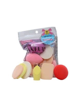 Picture of Beauty Blender Sponge Powder Puff Set - Dual-Sided Makeup Applicator for Flawless Application