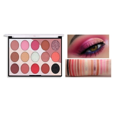 Picture of New 15-color Eyeshadow Palette Pearly Matte Glitter Eyeshadow Palette Shiny Eye Shadow Eye Pigments