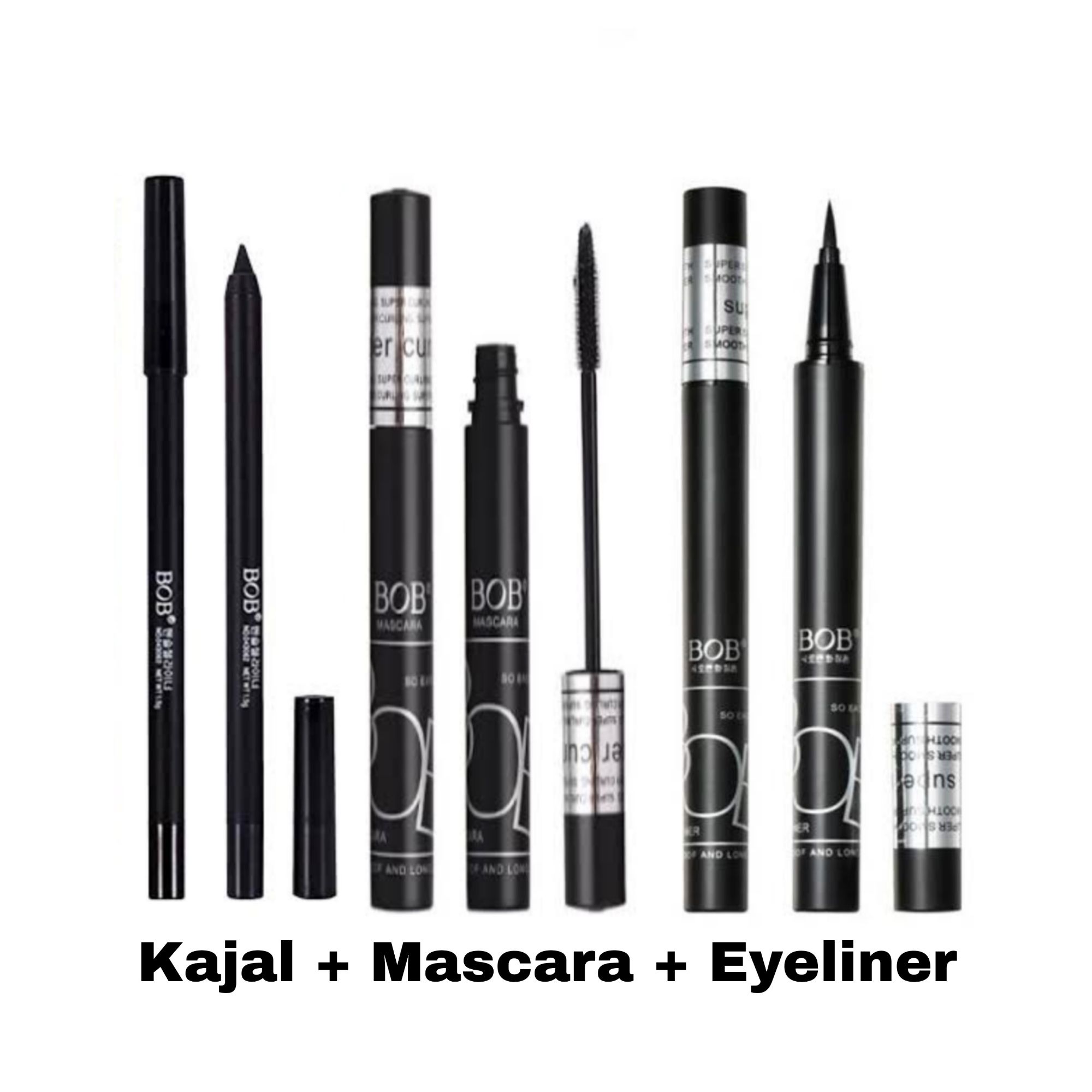 Picture of BOB Kajal+Mascara+Eyeliner 3 IN 1 Set