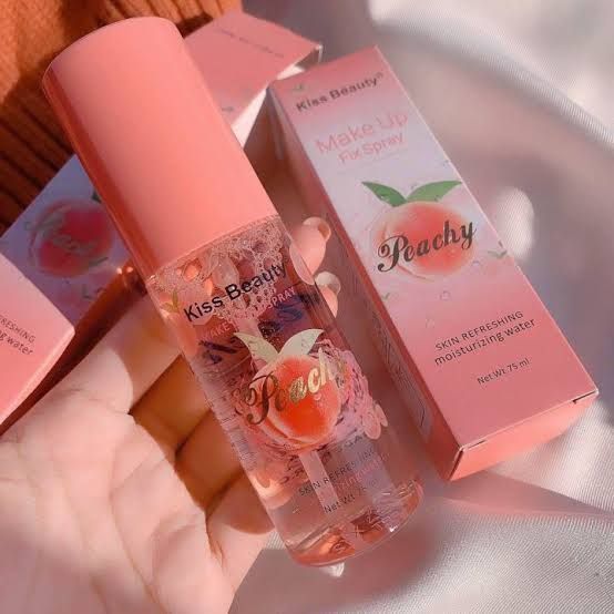 Picture of Kiss Beauty Peachy Makeup Fix Spray