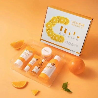 Picture of Vitamin C Whitening Skin Care Set Glutathione Face Cream Emulsions Serum Skin Whitener Korean Skin Care Products