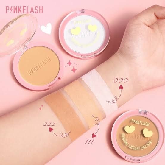 Picture of Pink_Flash Matte Oil Control Pressed Powder - 111