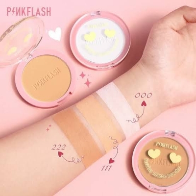Picture of Pink_Flash Matte Oil Control Pressed Powder - 222