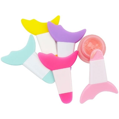 Picture of 1 Pisce Resusable Eye Makeup Aid Silicone Eyeliner Eyebrow Stencils Face Cream Mask Applicator