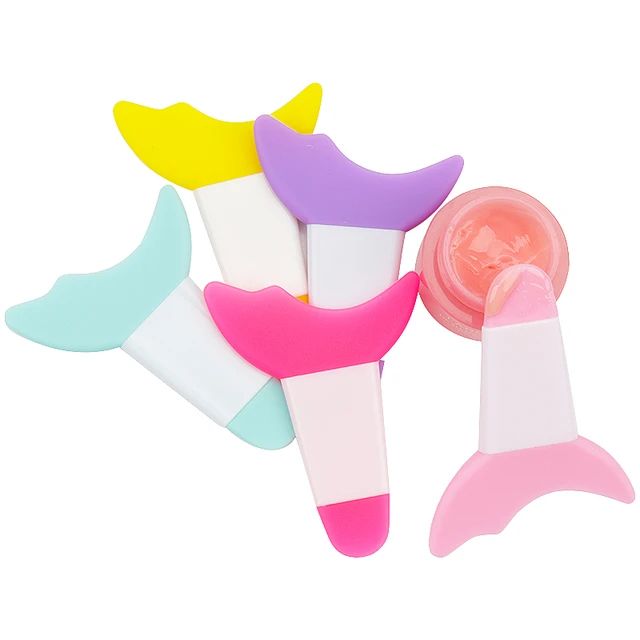Picture of 1 Pisce Resusable Eye Makeup Aid Silicone Eyeliner Eyebrow Stencils Face Cream Mask Applicator