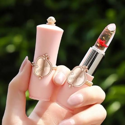 Picture of jelly flower moisturizing lipstick temperature color changing lip balm long-lasting lip care lipstick women daily basic lips makeup