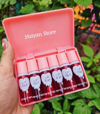 Picture of Hengfang Lip Tint Set 6 Pices Long-lasting Natural Color Lipstick Moisturizing Glossy Lip Balm for Women