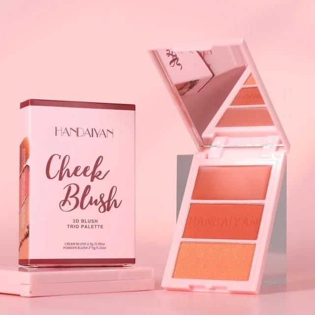 Picture of HANDAIYAN Cheek Blush 3D Trio Palette