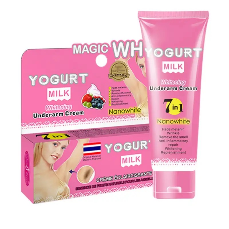Picture of Aichun Beauty 7 In 1 Yogurt Milk Fade Melanin Bleaching Whitening Underarm Cream 80gm