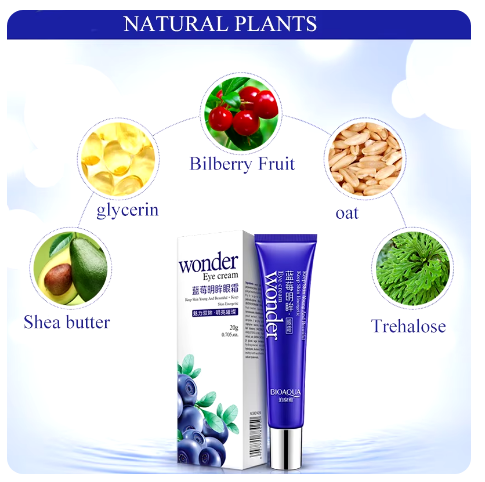 Picture of Bioaqua blueberry moisturizing nourishing best dark circle eye cream- 20g