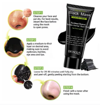 Picture of BIOAQUA Bamboo Charcoal Blackhead Remover Deep Cleaning Mud Mask- 60g