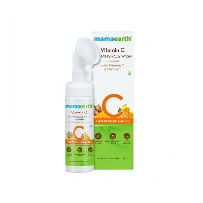 Picture of Mamaearth Vitamin C Foaming Face Wash with Vitamin C and Turmeric for Skin Illumination (150ml)