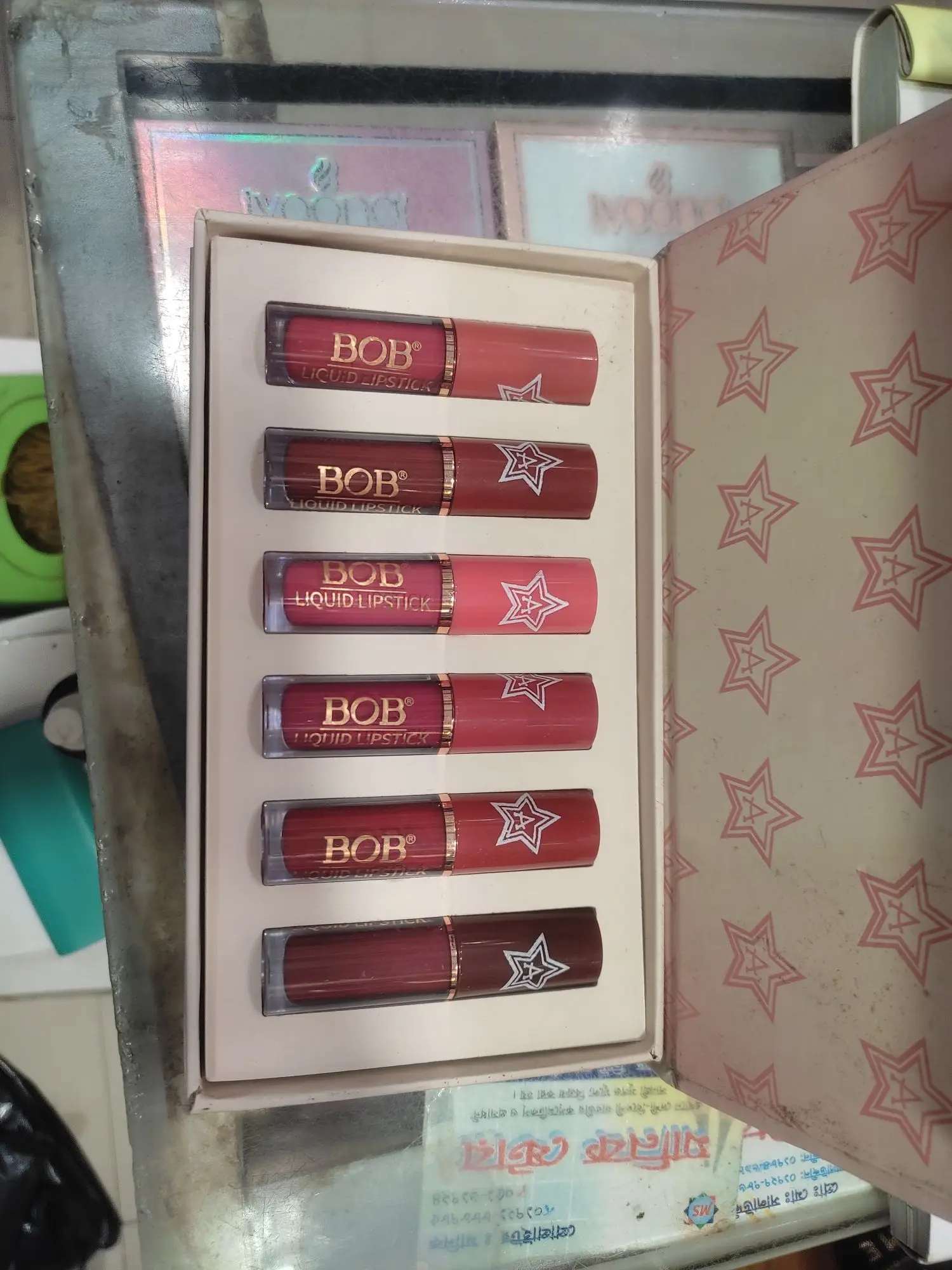 Picture of BOB Matte Liquid Lipstick 6 Pcs Set