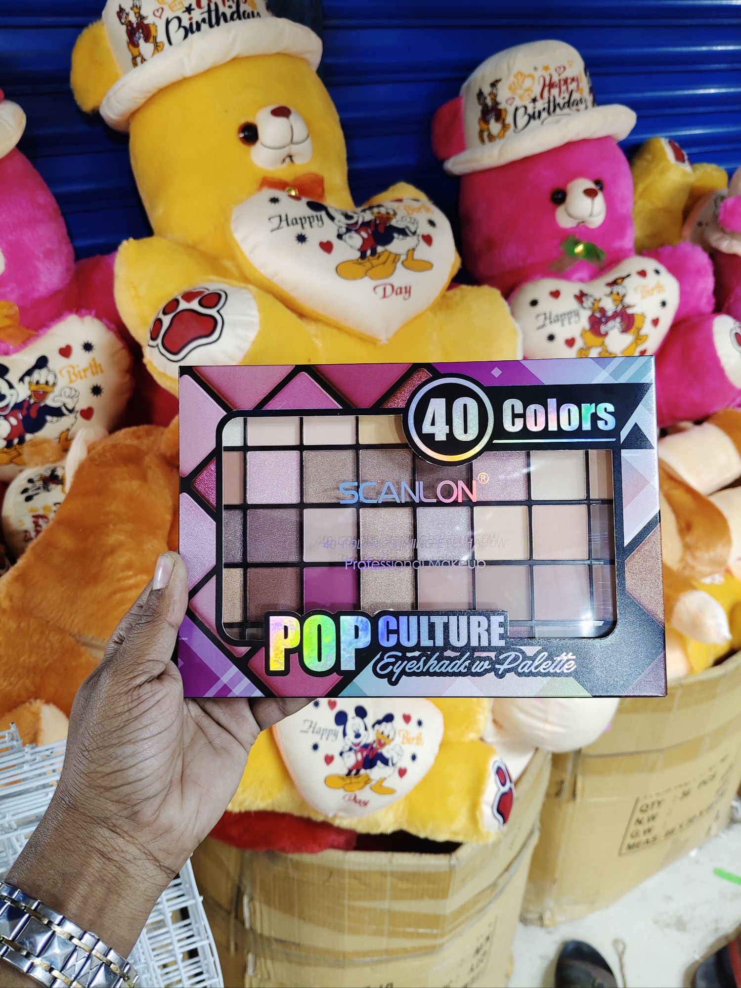 Picture of 40 Color Matte Finish Eyeshadow Pallette