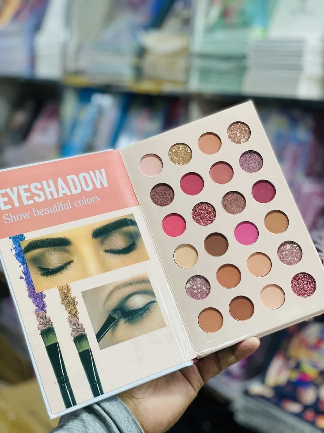 Picture of 4 in 1 Sheglam Professional Makeup Book Palette Eyeshadow,Eyebrow Powder+Concealer+Blusher+Highlighter