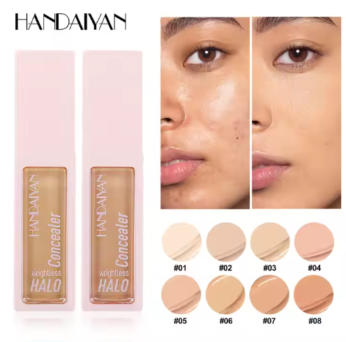 Picture of HANDAIYAN Weightless Halo Liquid Concealer Covers Acne Marks Spots Matte Waterproof Invisible Pore Concealer
