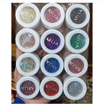 Picture of MUA Glitter Eyeshadow 12pcs set - eyeshadow palette