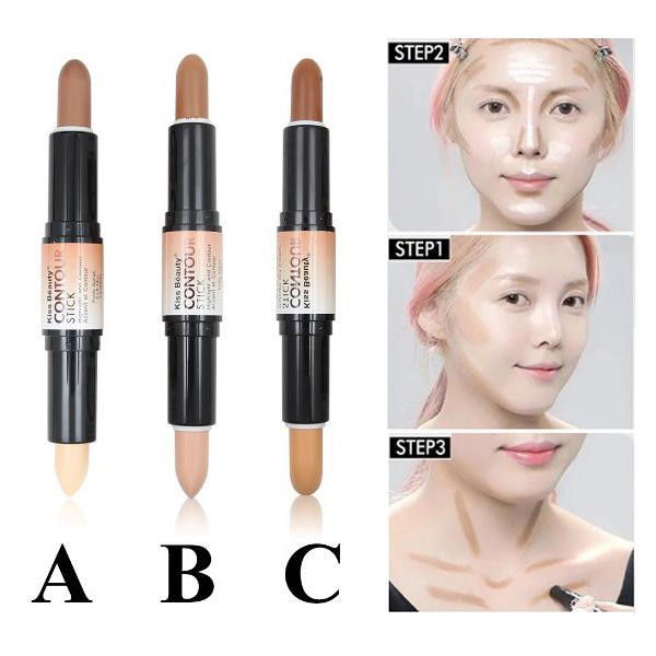 Picture of Kiss Beauty Contour Stick 2 in 1 Highlight and Contour Accent - Concealer