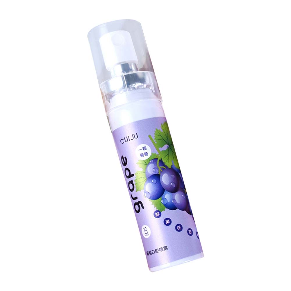 Picture of Oral Fresh Spray Mouth Freshener 6 Smell Fresh Breath Mouth Fruit Litchi Peach Grape Flavor Persistent Portable Oral Care-1 pc only