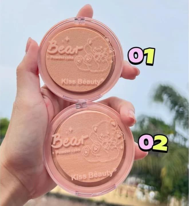 Picture of Kiss Beauty Bear Powder Cake
