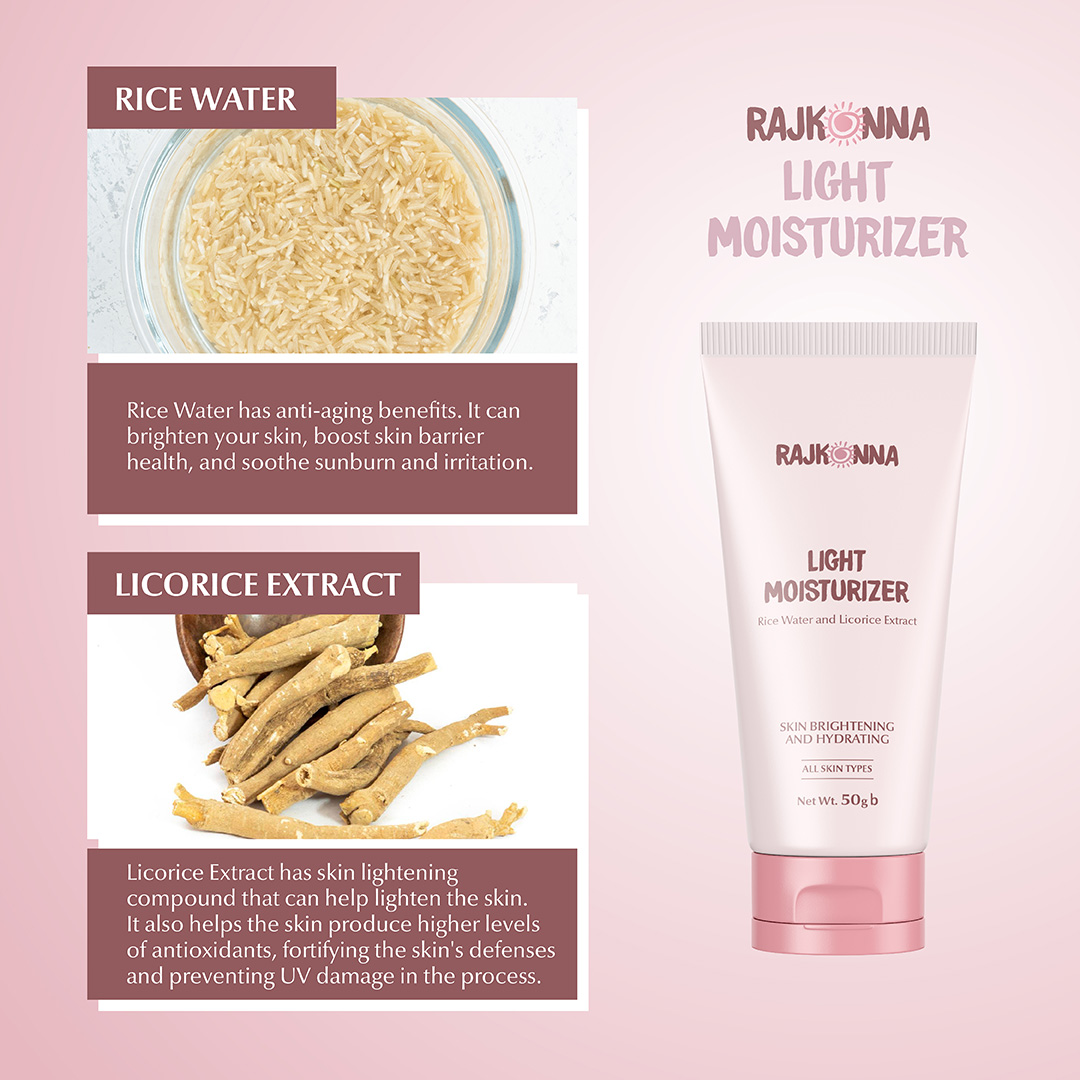 Picture of Rajkonna Light Moisturizer With Rice Water And Licorice Extract(50gm)