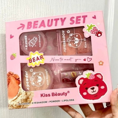 Picture of Kiss Beauty Bear Nice to Meet You Beauty Set.