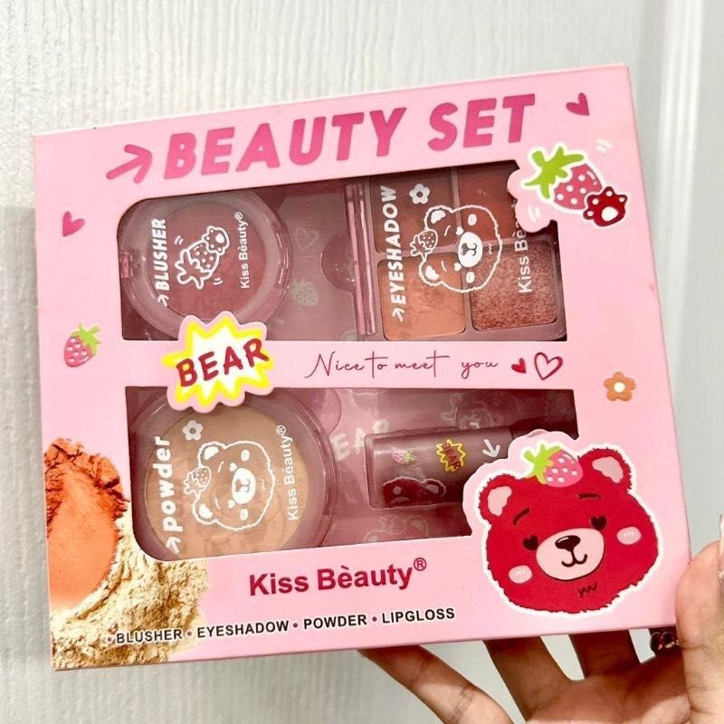 Picture of Kiss Beauty Bear Nice to Meet You Beauty Set.