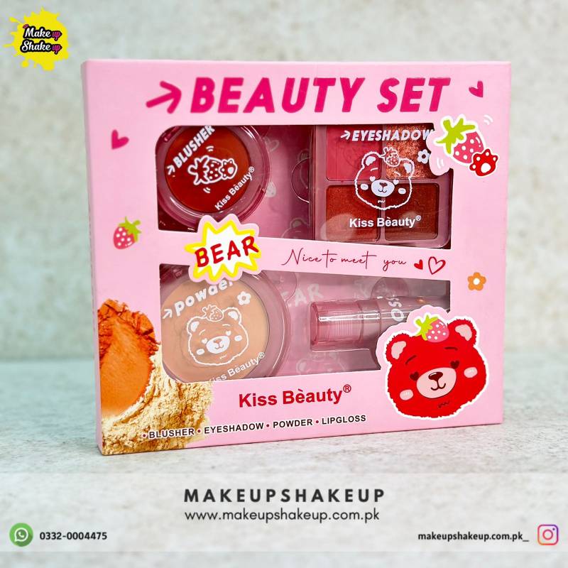 Picture of Kiss Beauty Bear Nice to Meet You Beauty Set.