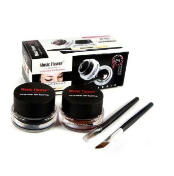 Picture of Water Proof Music Flower Gel Black And Brown 2-Color Gel Eyeliner