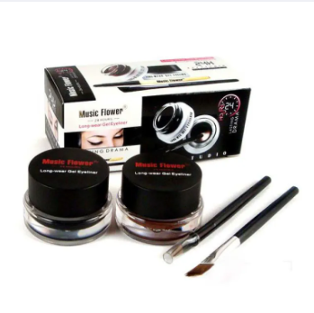 Picture of Water Proof Music Flower Gel Black And Brown 2-Color Gel Eyeliner