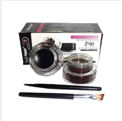 Picture of Water Proof Music Flower Gel Black And Brown 2-Color Gel Eyeliner