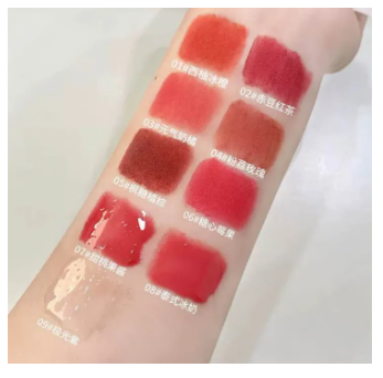 Picture of kekemood candied haws mirror lip glaze set moisturizing moisturizing water gloss cute pouty lips glass lip gloss for women -3 pisce