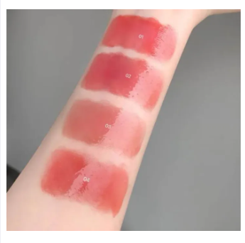 Picture of 4color Honey Pot Lip Glaze Macaron Mirror Solid Lip Gloss, Moisturizing Non-stick Liquid Lip Plumping Lip Gloss For Girl Makeup 1 pcs