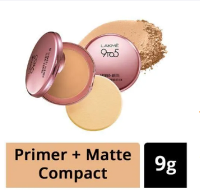 Picture of Lakme 9 to 5 Primer + Matte Powder Foundation Compact, Rose Silk, 9 g