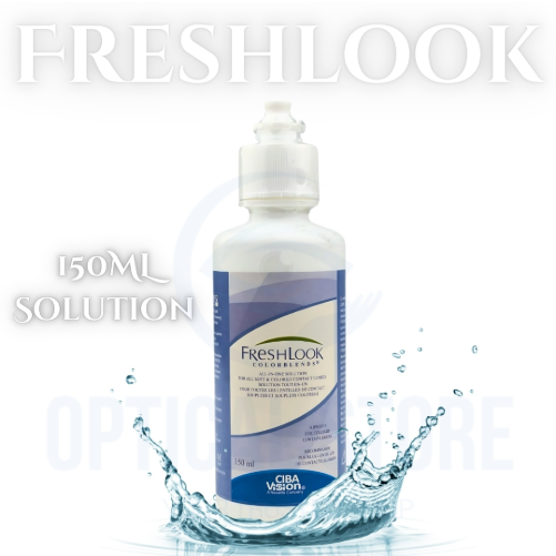 Picture of New Contact Lens FRESHLOOK Solution water 150ml , Lens water, lens solution SF For (All type Of Contact Lens) #freshlook