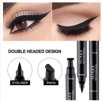 Picture of SUAKE/Suanke Eyeliner Pen Seal Double-headed Embellishment Eyeliner Pen Female Waterproof and Sweat-proof Not Easy to Smudge