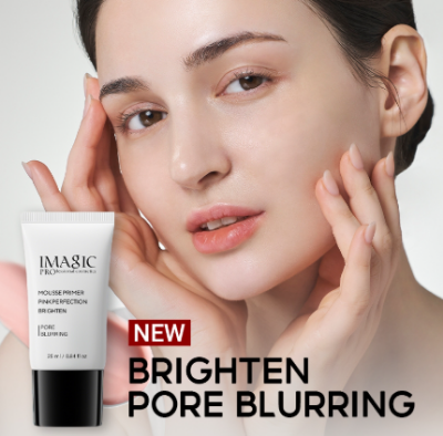 Picture of IMAGIC Mousse Primer Iluminar Pele Suave Controle De Óleo Poros Invisíveis De Maquiagem De Longa Duração Natural 25ML