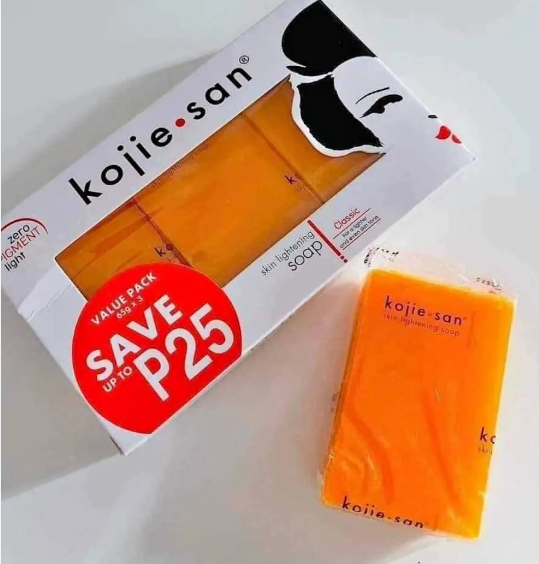 Picture of Kojie San Skin Lightening Classic Soap 195 Gram Trio Pack (3 Bars Per Pack)