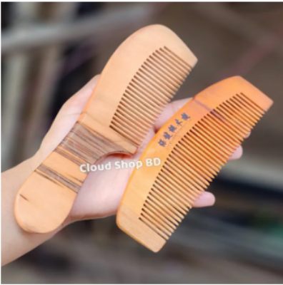 Picture of Natural Wooden Hair Brush Comb - Grooming Tool for All Hair Types