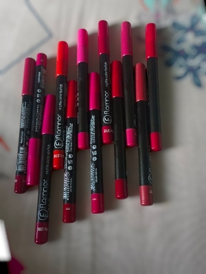 Picture of Flannor 12 Pisce Pencil Lipstick & Lip liner Set