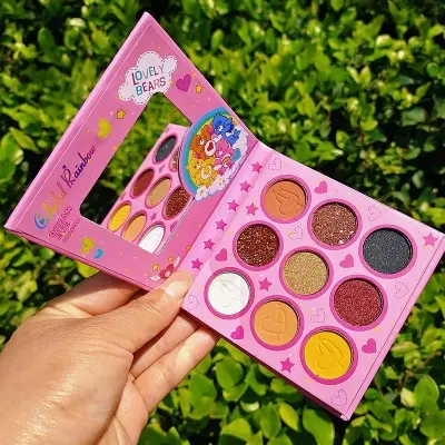Picture of Boutique 9 Colors Eye Shadow Plate Shimmer Matte Shimmering Powder Sequels Makeup Palette Stage Makeup Eyeshadow Palette kunming