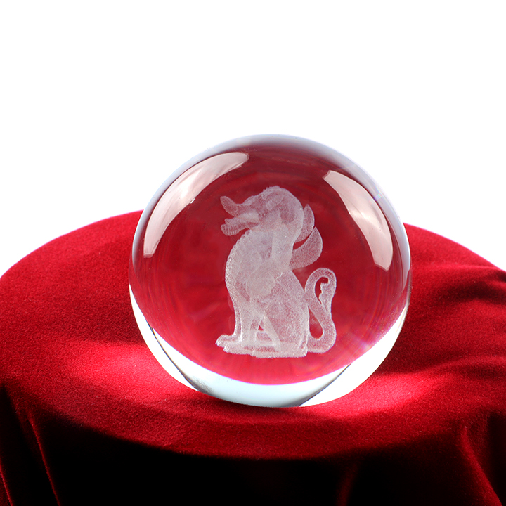 Picture of Dragon Crystal Ball Paperweight