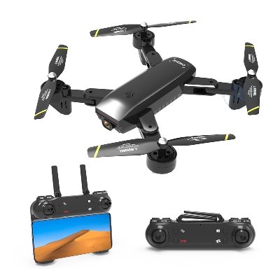 Picture of DM107s Dual Camera Drone | Double Battery for Extended Flight Time | WiFi WAV Apps Operator for Convenient Control - dron- Camera, WiFi APP Control