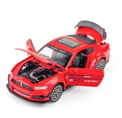 Picture of 1:32 Ford Mustang Gt500 Die cast car,  All part Openable & Ligh sound System.
