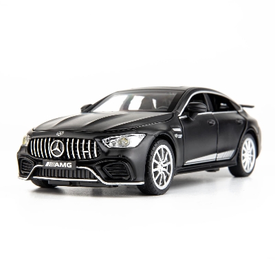 Picture of 1:32 Mercedes Benz Gt63 Die Cast Car.  Four Door Openable, Light Music & Pull Back Fiction.