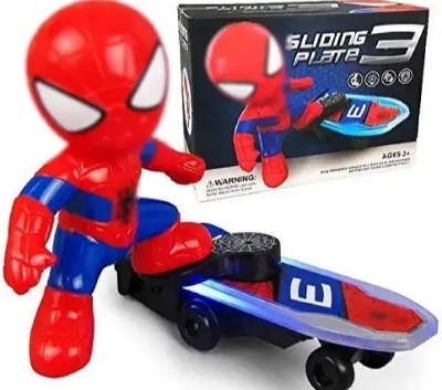 Picture of Spiderman Stunt Skate Board toys for kids. Sliding Plate 3.
