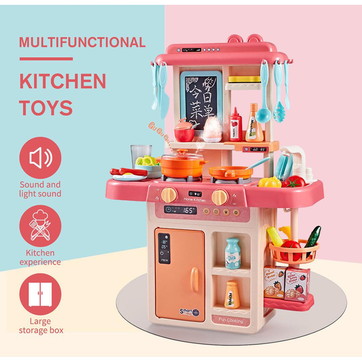 Picture of Modern Kitchen Set For Kids,  Stream Water & Smoke With writing board ( 42) pcs iteam.