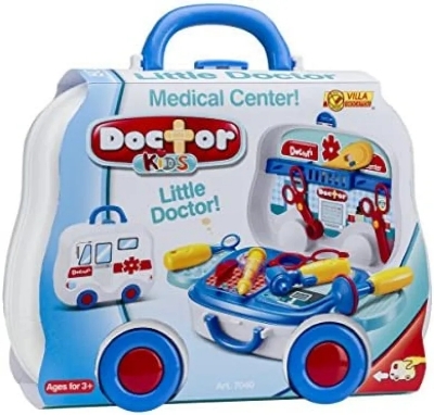 Picture of Doctor set toys for kids. With Car system & Medical accessories.