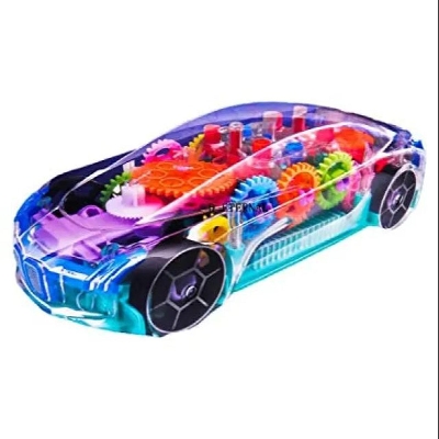 Picture of Transparent Concept Racing Car   For Kids.  Music & Multicolors