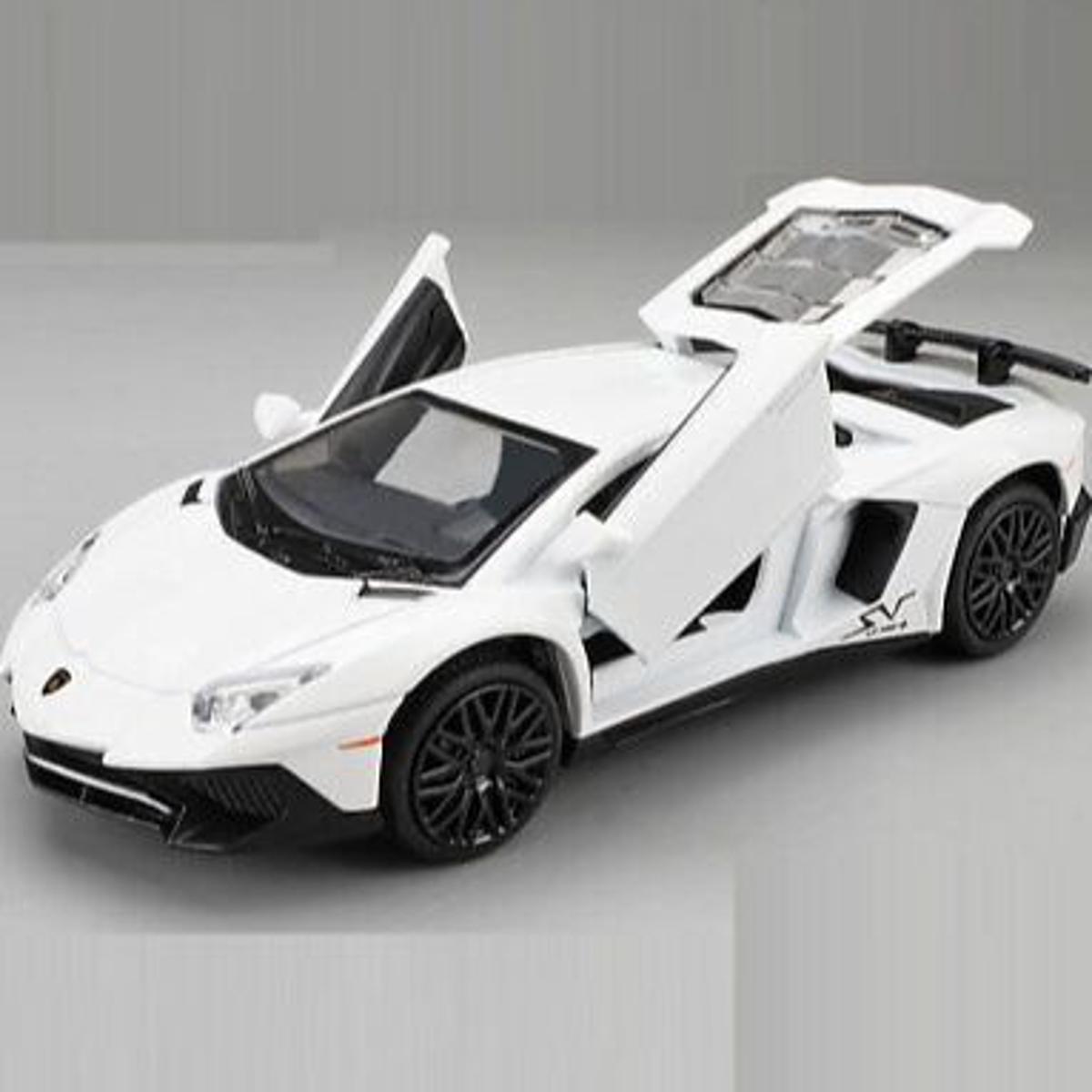 Picture of 1:32 Lamborghini Aventador LP-750.  Die Cast Car.  Light Music & Pull Back Fiction .